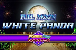 Playtech : Full Moon: White Panda PowerPlay Jackpot - TROPICANA77